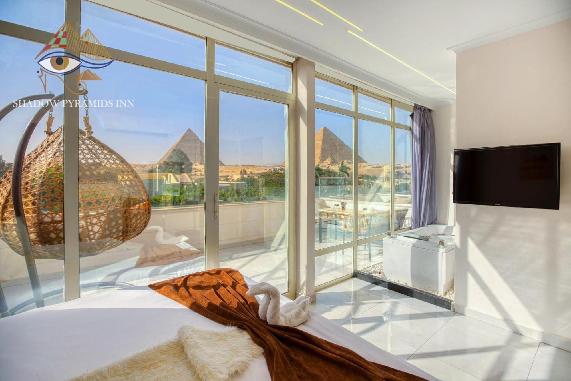 Shadow Pyramids Suites And Jacuzzi Kafrat al Jabal Ngoại thất bức ảnh